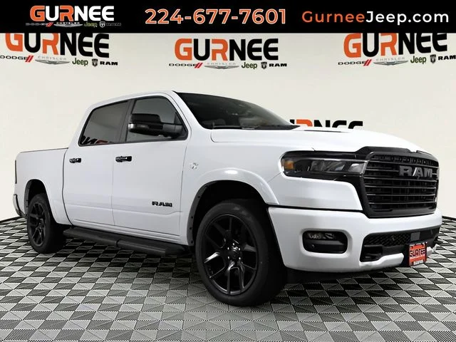 New 2026 Bright White Clear-Coat Exterior Paint RAM Laramie image 1