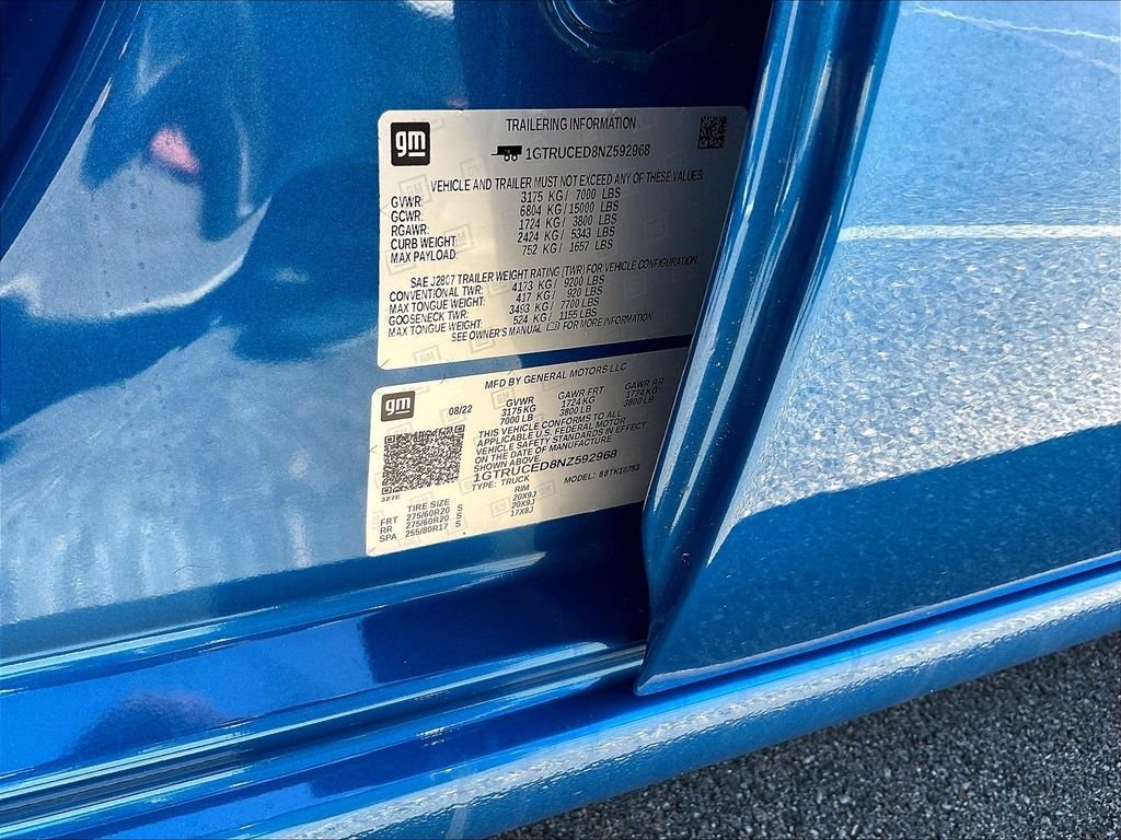 Used 2022 Blue GMC Elevation image 35