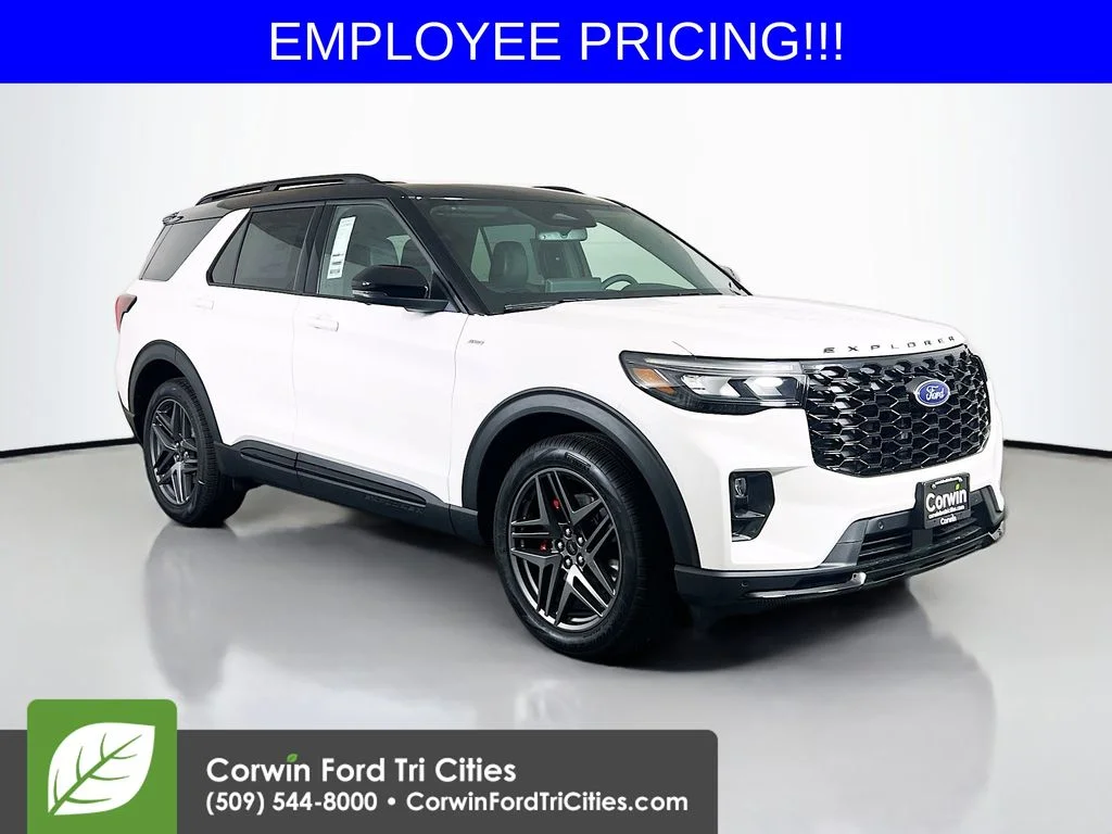 2026年 シルバー・ソブリン（St. e & Dragon） New 2026 Ford Explorer ST-Line 4D Sport Utility in Pasco #5A47998