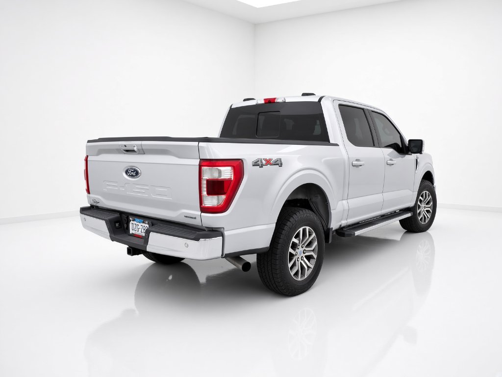 Used 2021 Space White Metallic Ford LARIAT image 7
