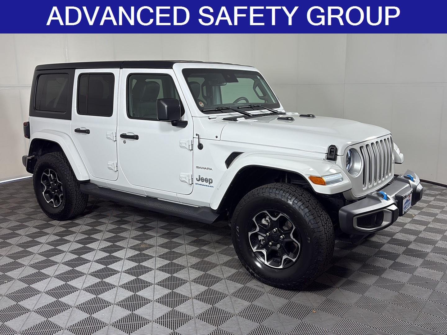 Used 2023 Jeep Wrangler 4xe Sahara 4XE with VIN 1C4JJXP62PW514931 for sale in Salida, CO