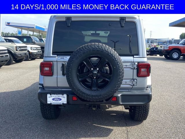 Certified Used 2021 Billet Silver Clearcoat Metallic Jeep Unlimited Sahara Altitude image 3