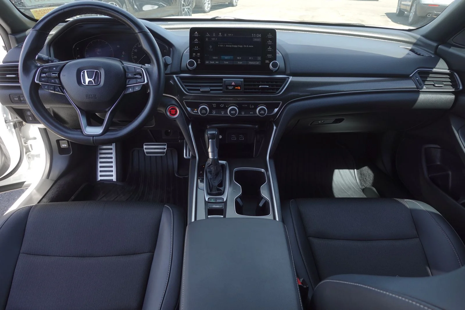 Used 2022 Platinum White Pearl Honda Sport image 10