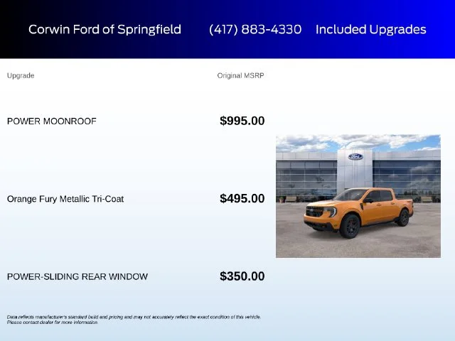 New 2026 Orange Fury Metallic Tri-Coat Ford Tremor® image 5