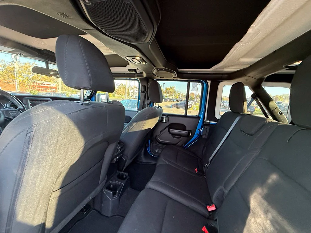 Used 2021 Blue Jeep Unlimited Sport Altitude image 24