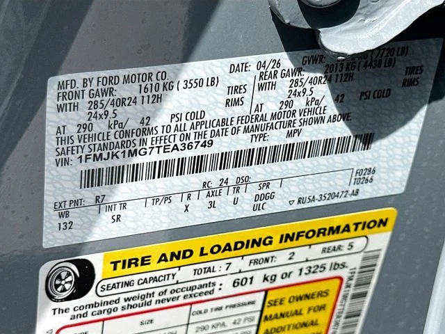 New 2026 Gray Metallic Ford Platinum image 20
