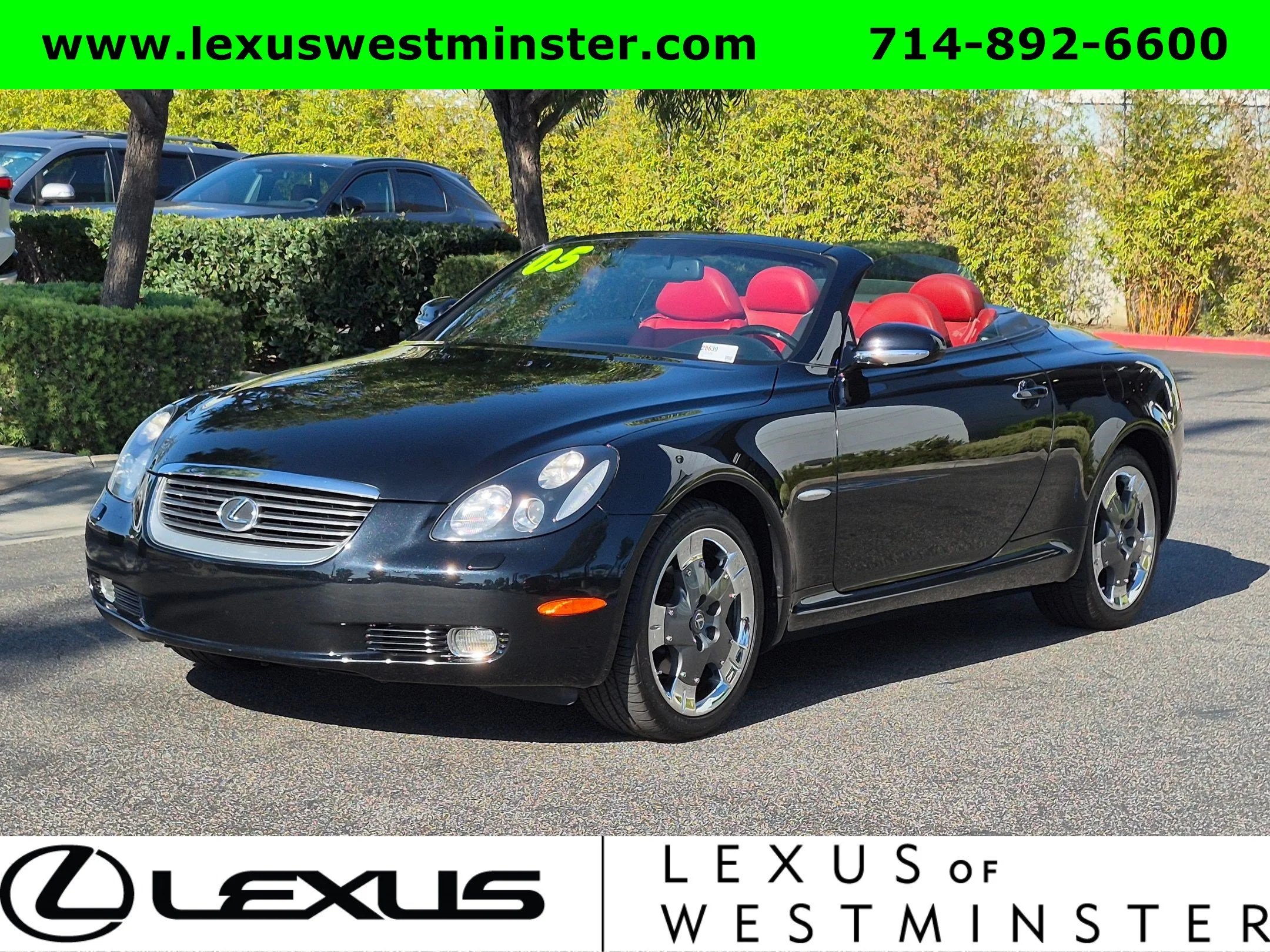 Used 2005 Black Diamond Metallic Lexus 2dr Convertible image 15