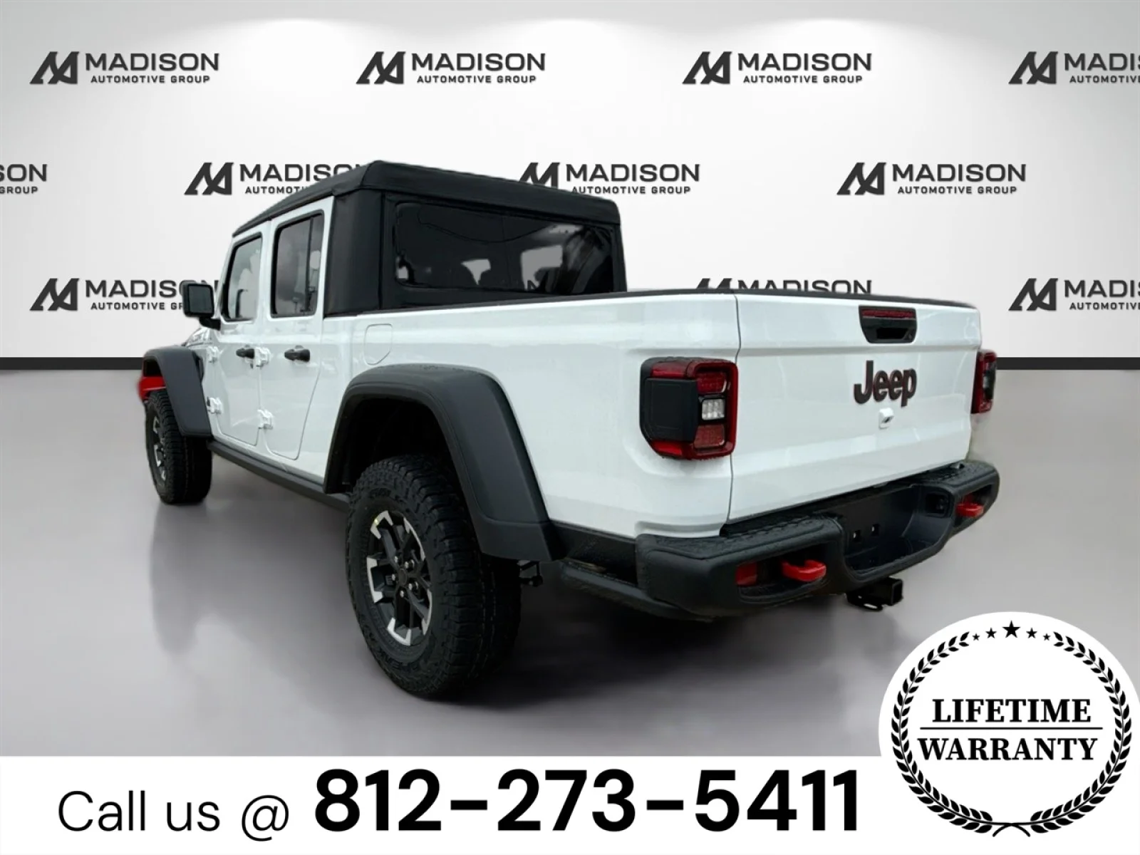 New 2025 Bright White Clearcoat Jeep Rubicon image 7