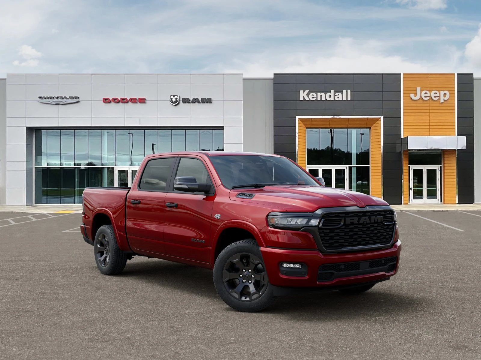 New 2026 Molten Red Pearl-Coat Exterior Paint RAM Big Horn/Lone Star image 31