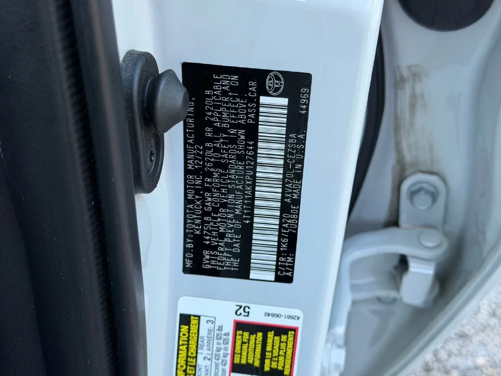 Used 2023 White Toyota SE image 21