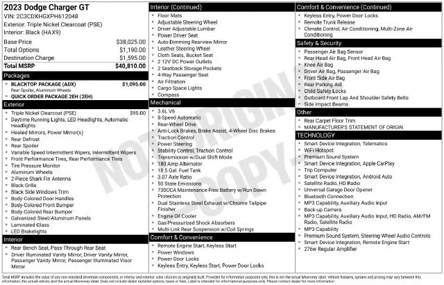 Used 2023 Silver Dodge GT image 52