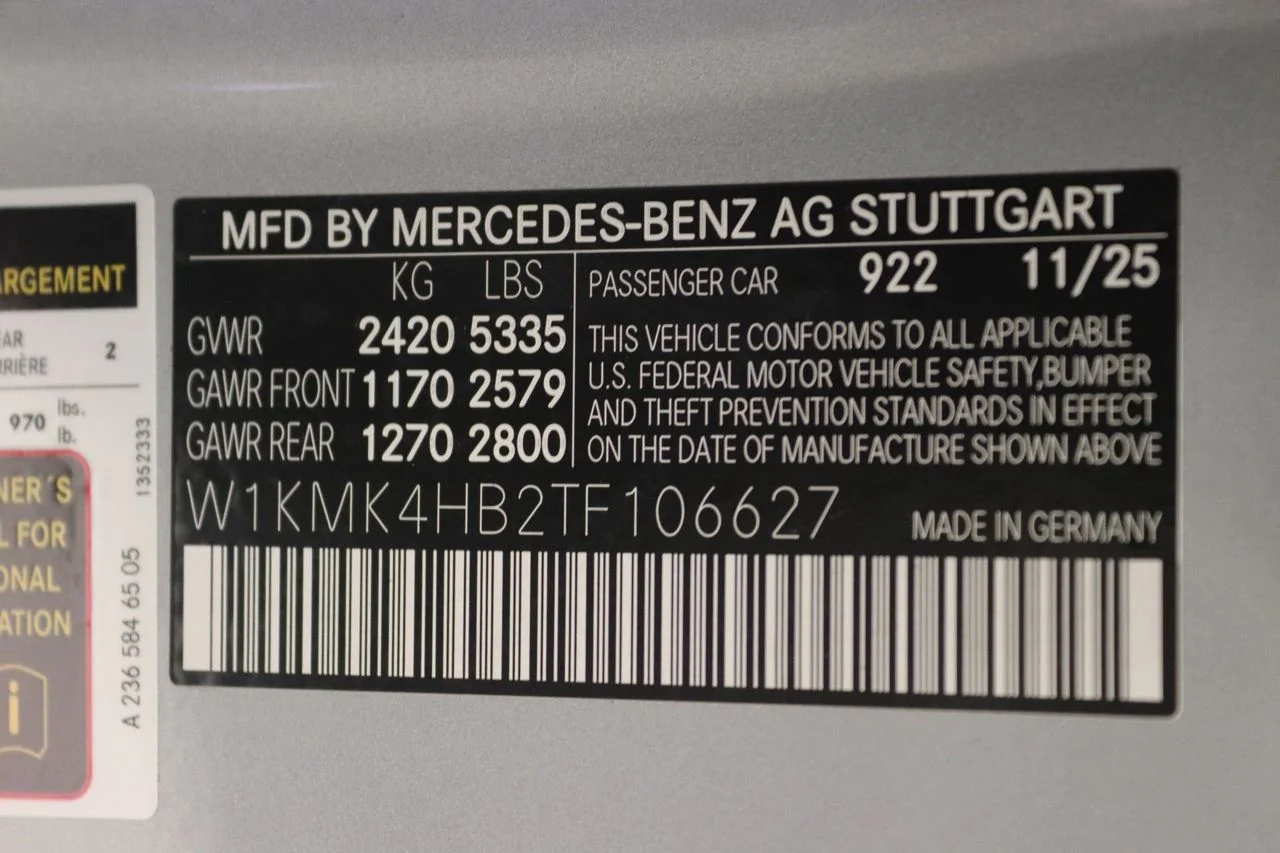New 2026 Cirrus Silver Metallic Mercedes-Benz CLE 300 4MATIC® image 9