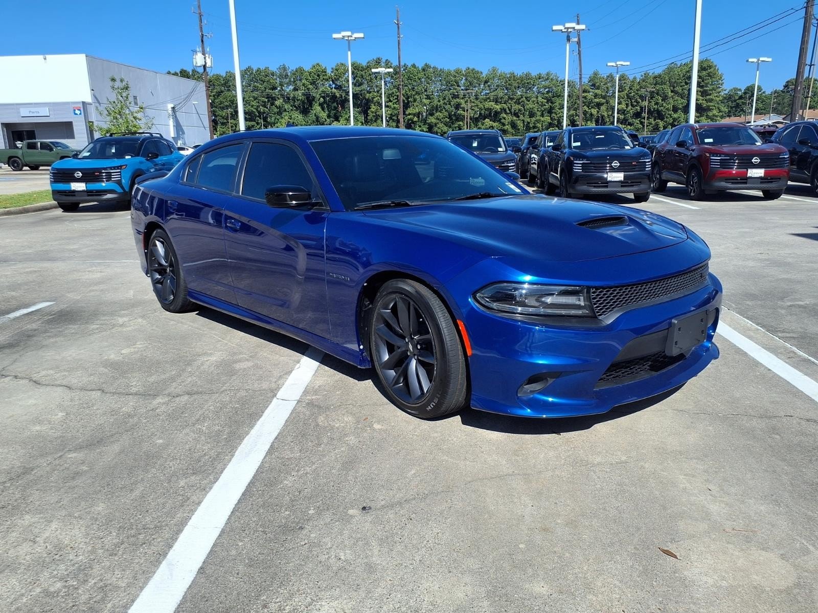 2021 Dodge Charger R/T Blue at Mac Haik CDJR North Houston