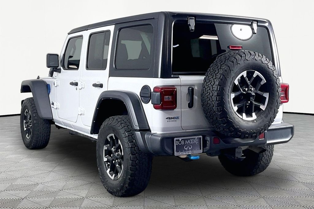 Used 2024 White Jeep Rubicon 4xe image 4