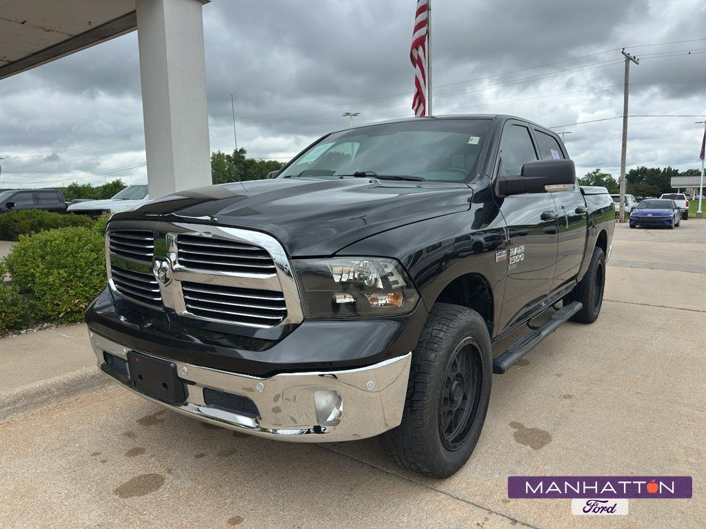 Used 2019 Brilliant Black Crystal Pearlcoat Ram Big Horn image 1