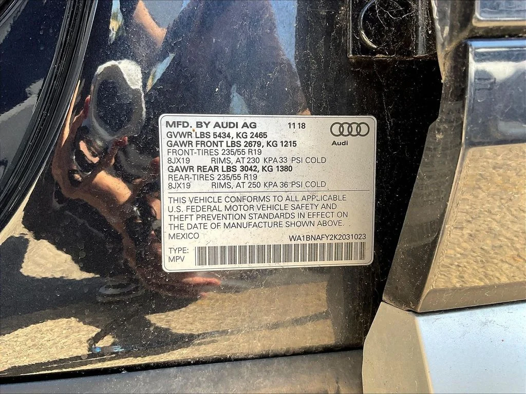 Used 2019 Moonlight Blue Audi 2.0T Premium Plus image 19