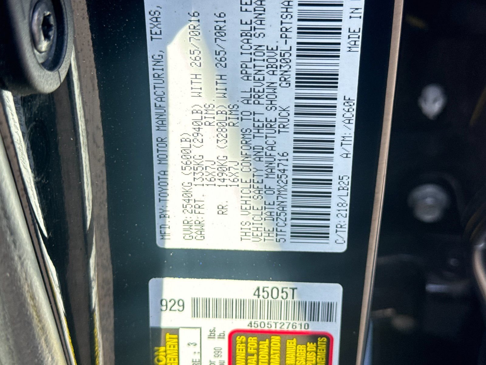 Used 2021 Black Toyota TRD Pro image 28