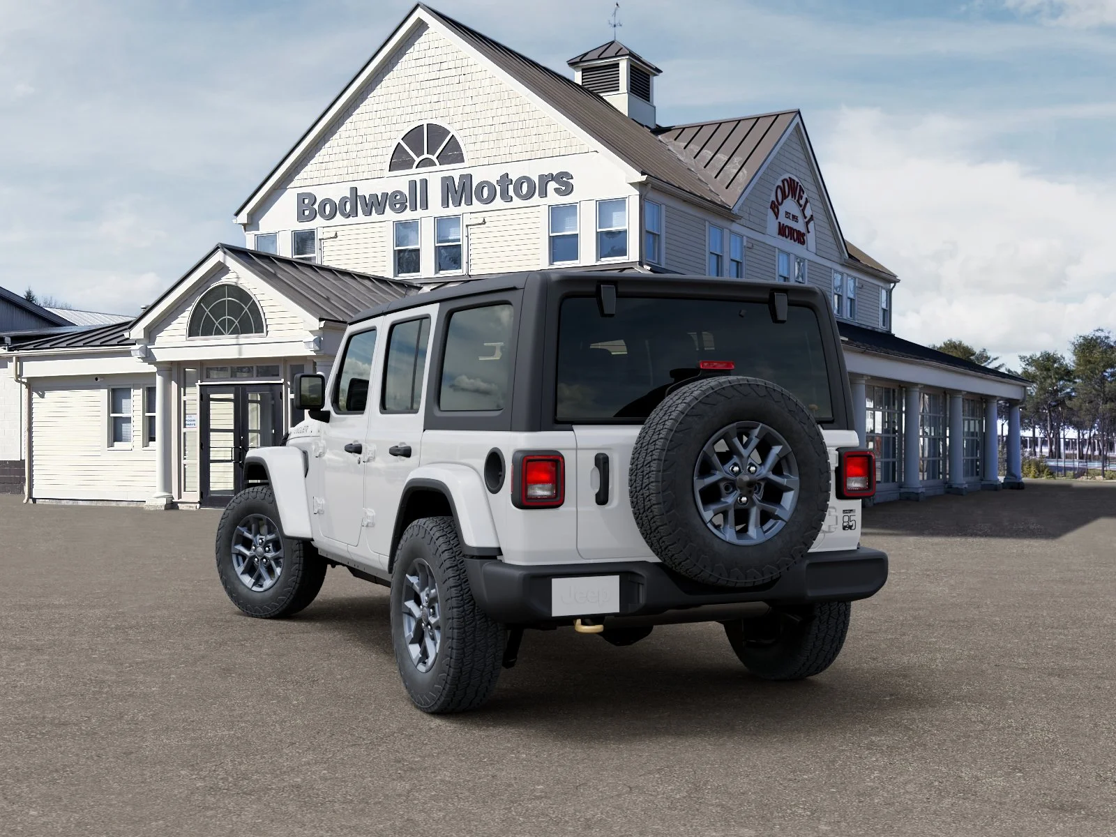 New 2026 Bright White Clear-Coat Exterior Paint Jeep 4-Door 85th Anniversary Edition image 29
