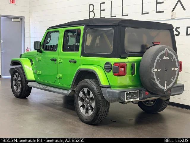 Used 2018 Green Jeep Unlimited Sahara image 7