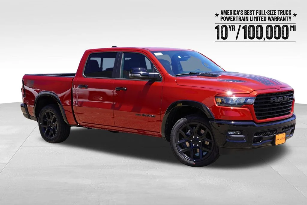 New 2026 Molten Red Pearl-Coat Exterior Paint RAM Laramie image 1