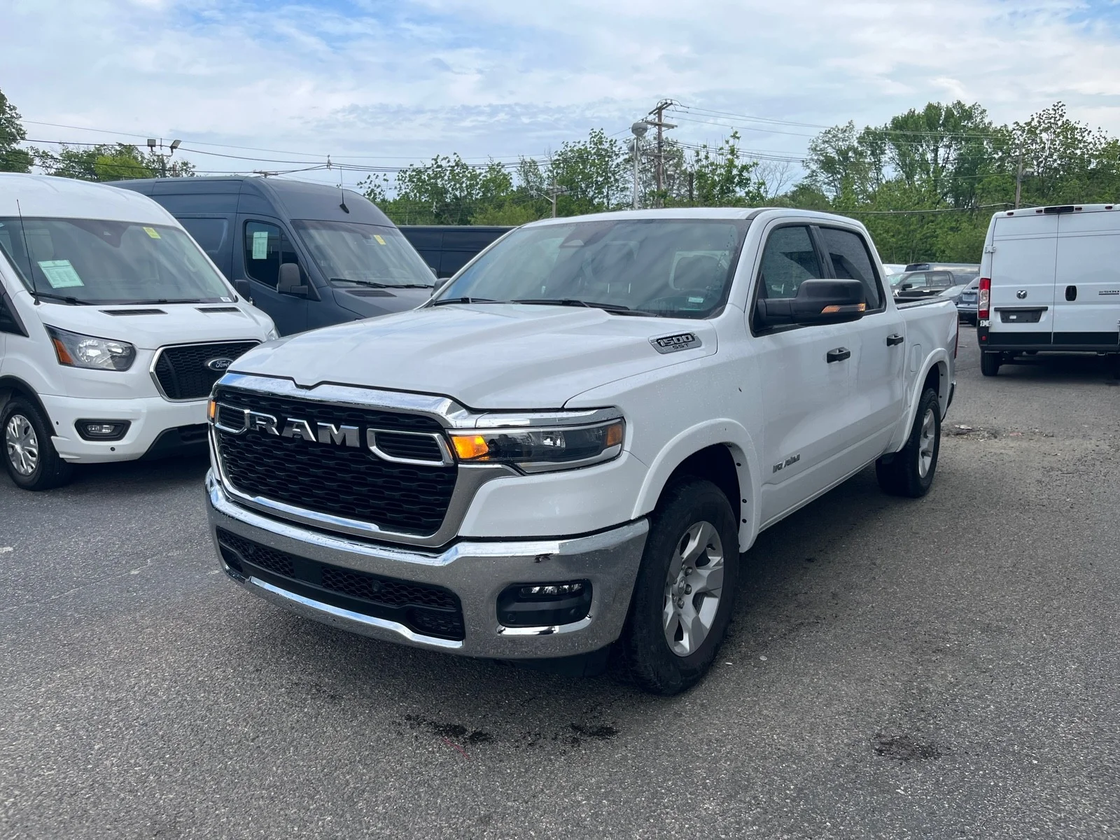 Used 2025 Bright White Clearcoat Ram Big Horn 4x4 image 4