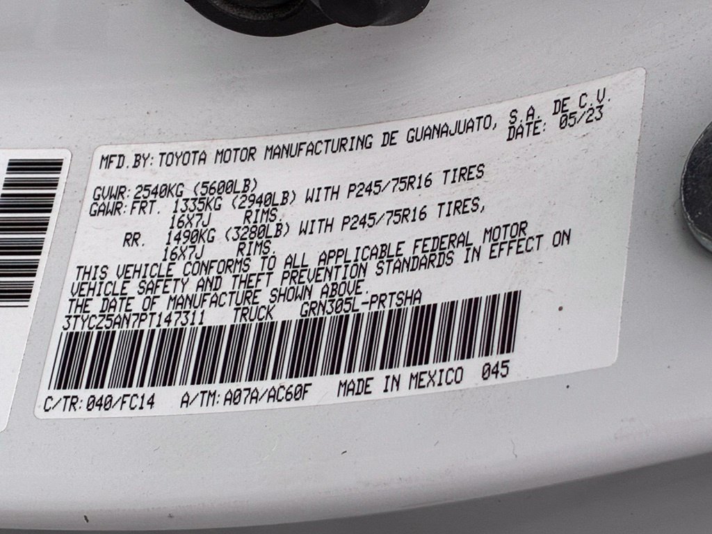 Used 2023 White Toyota SR5 image 32