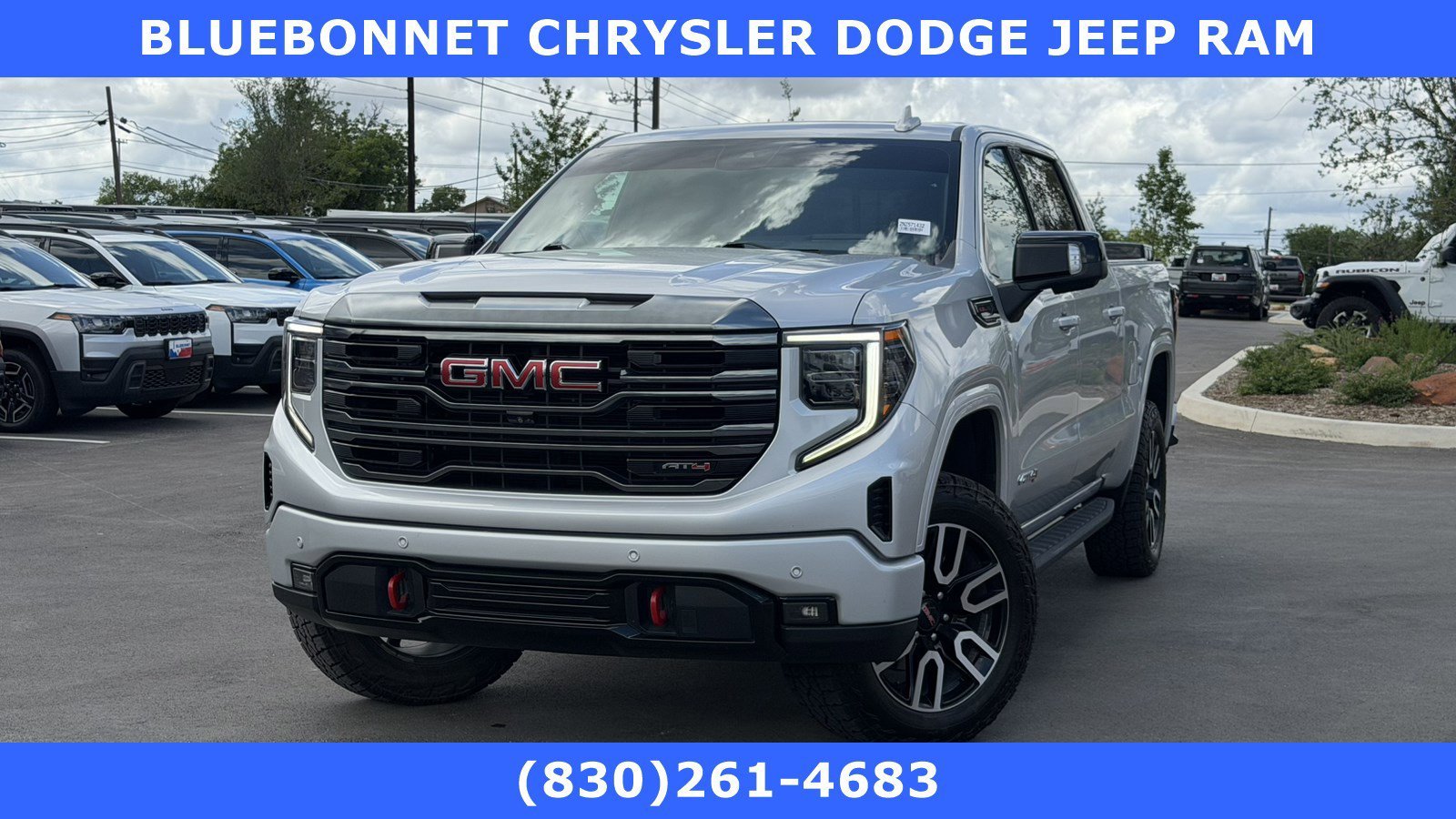 Certified Used 2022 Quicksilver Metallic GMC AT4 image 1