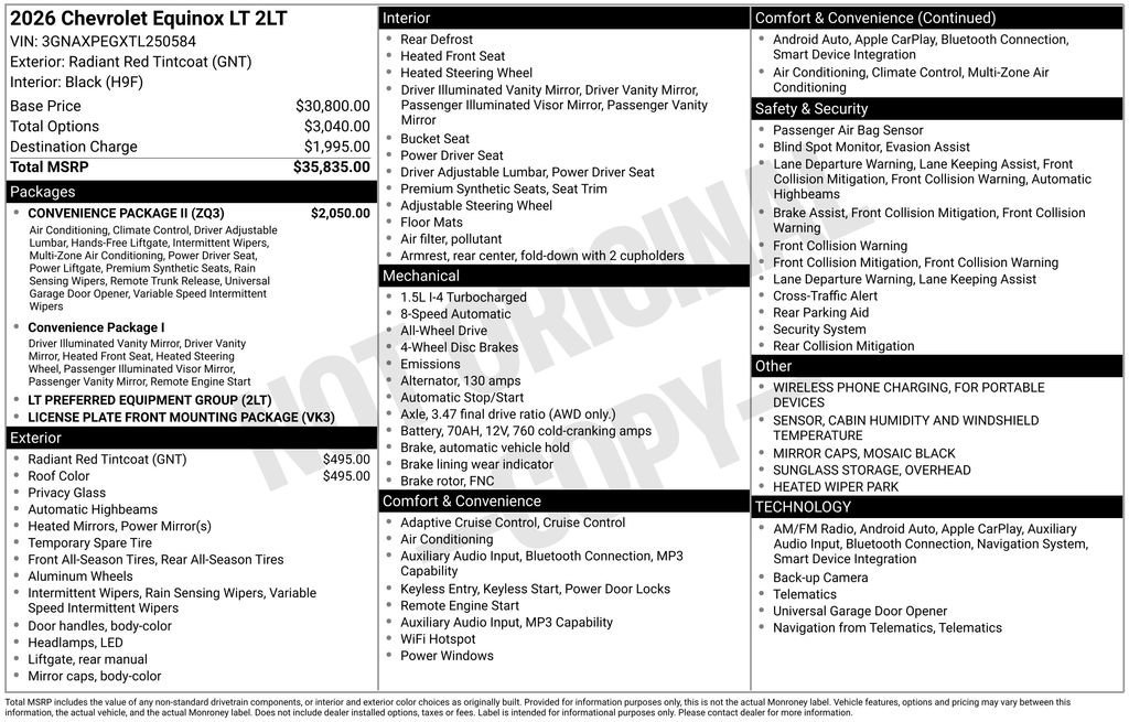 2026 Chevrolet Equinox LT - Photo 32