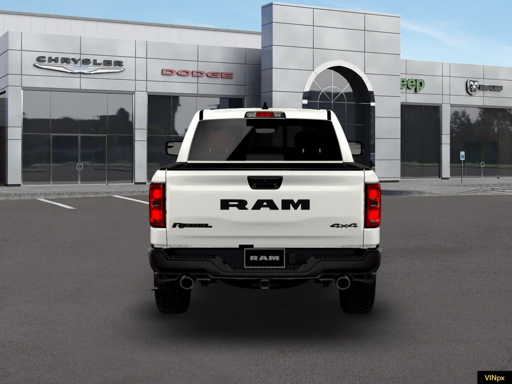 New 2026 Bright White Clear-Coat Exterior Paint RAM Rebel image 1