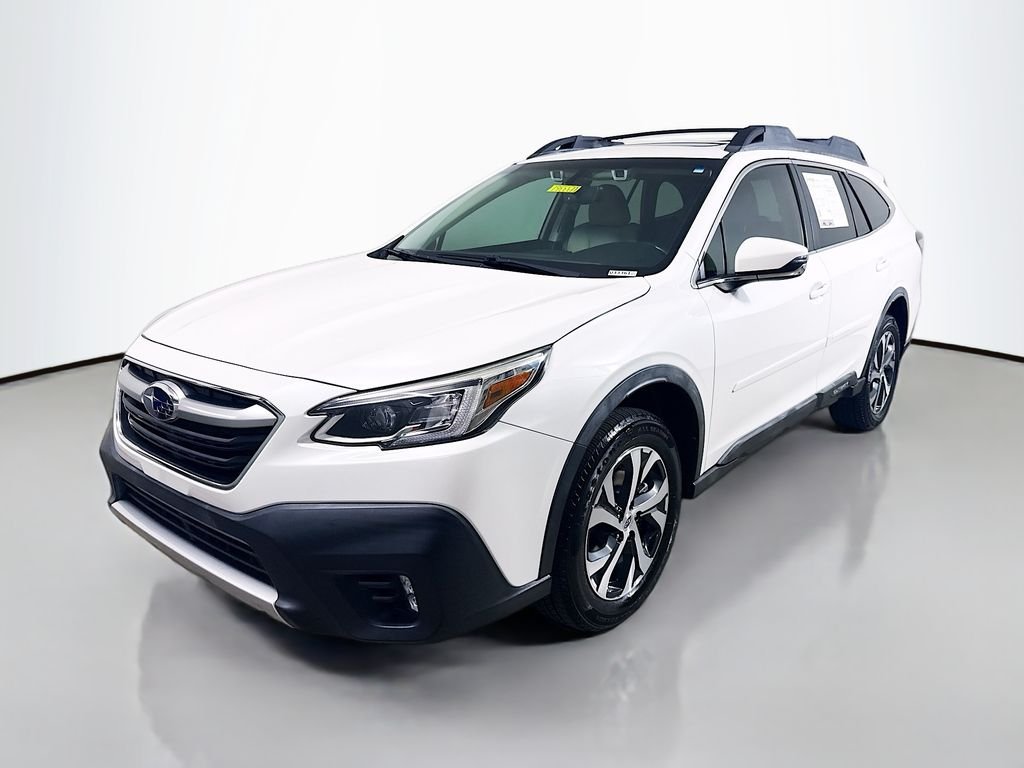 Used 2020 Crystal White Pearl Subaru Limited image 3
