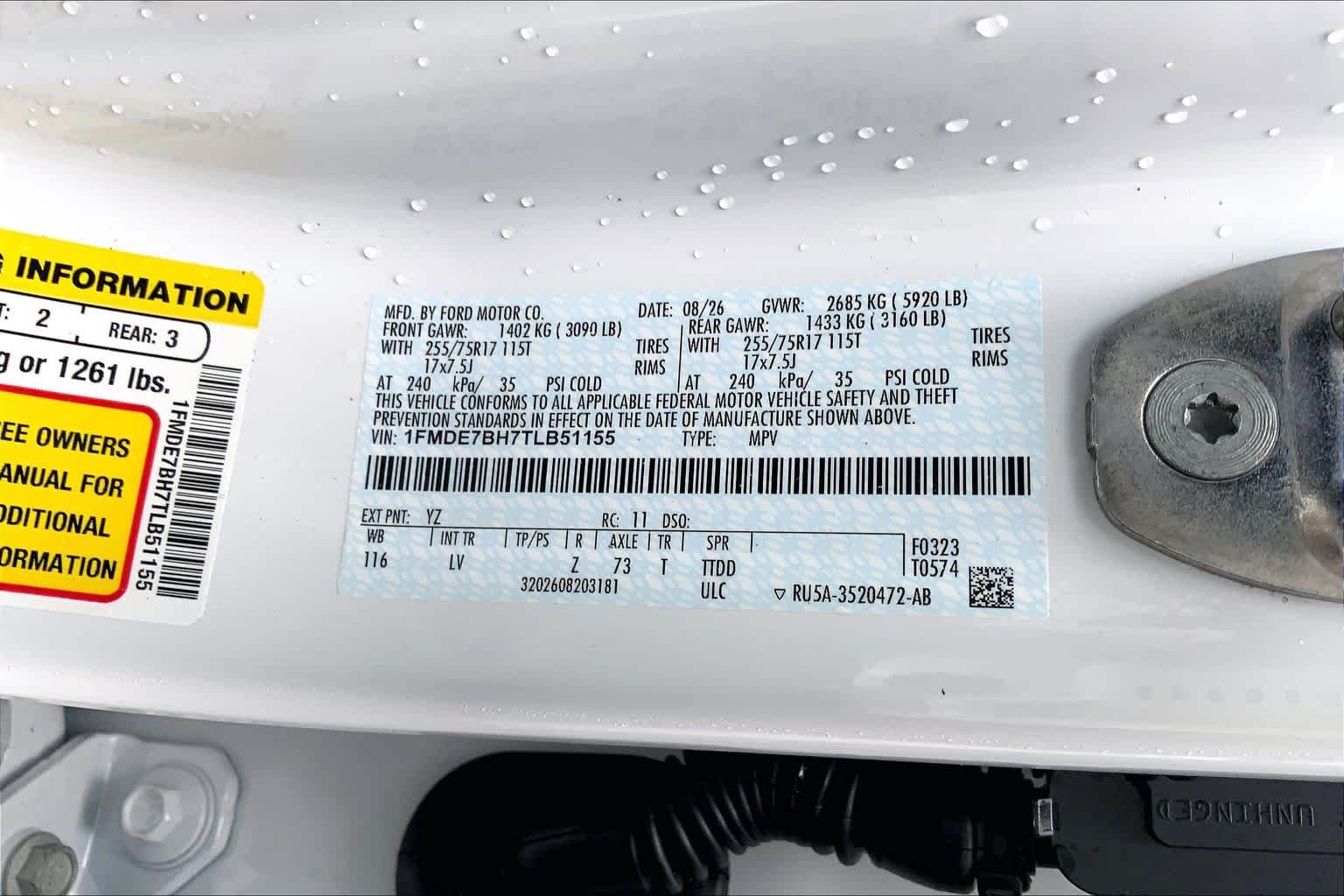 New 2026 Oxford White Ford Big Bend image 19
