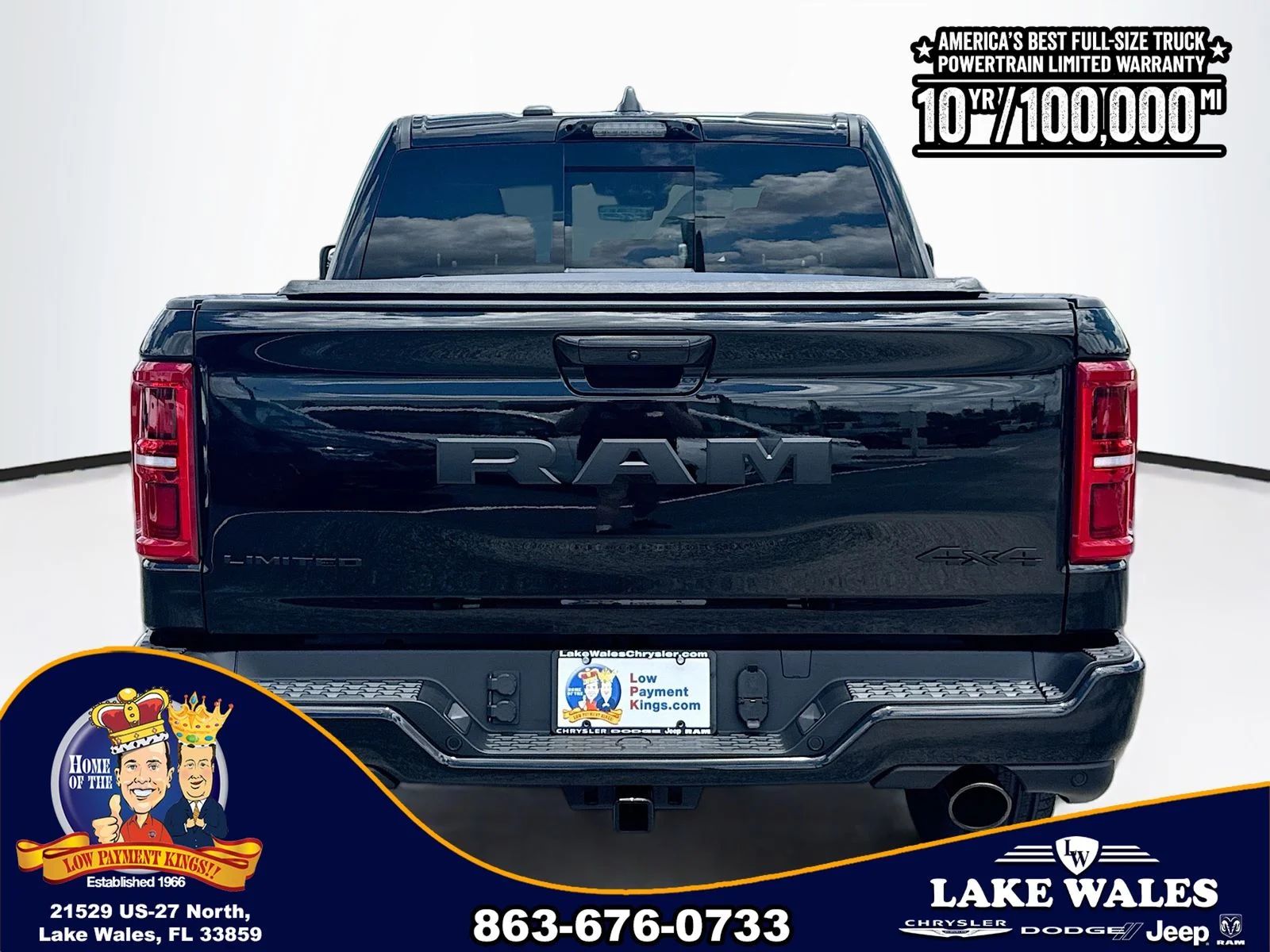 New 2026 Diamond Black Crystal Pearl-Coat Exterior Paint RAM Limited image 5