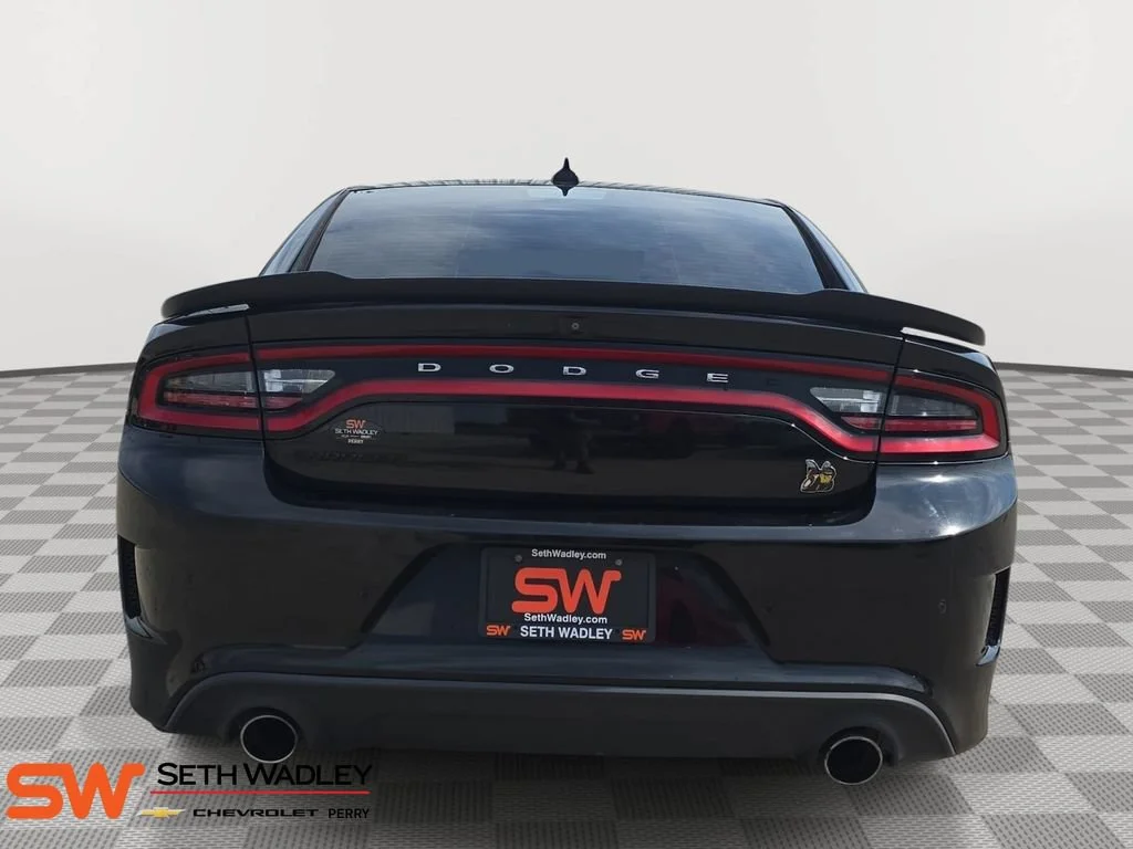 Used 2019 Black Dodge Scat Pack RWD image 6