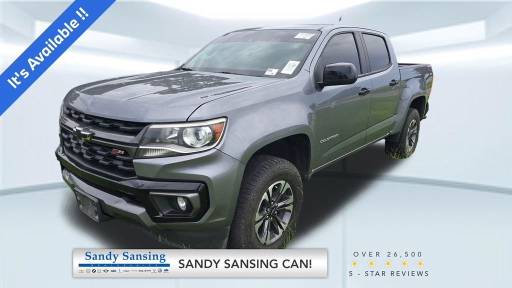 Used 2021 Gray Chevrolet Z71 image 1