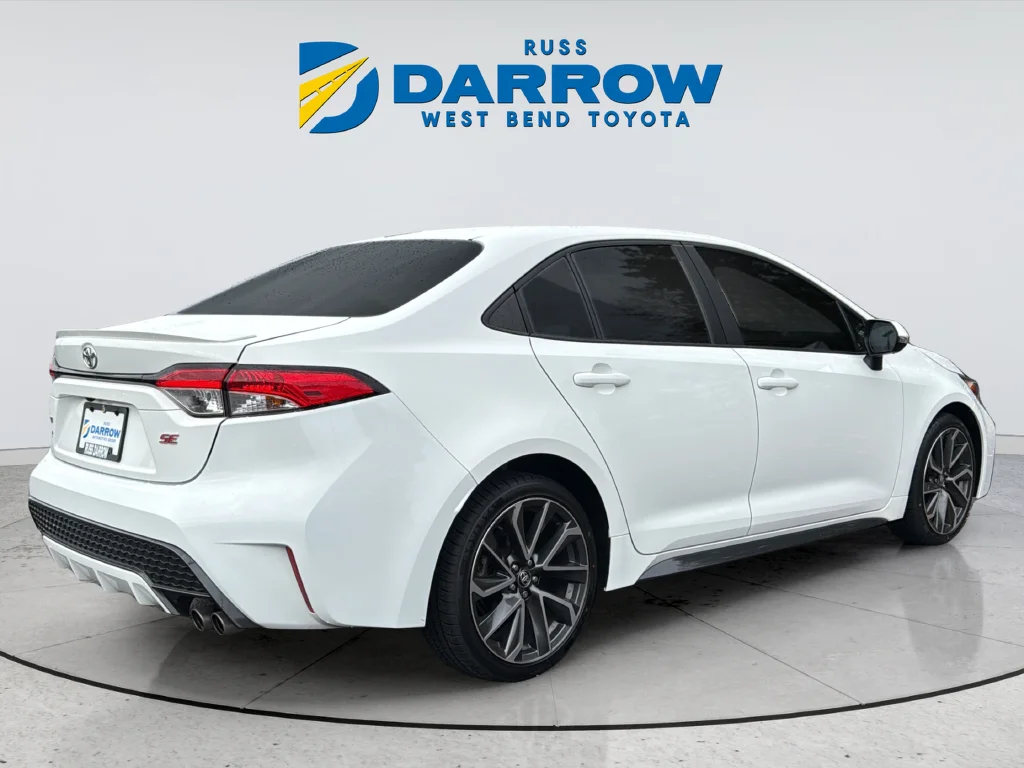 Used 2021 White Toyota SE image 9