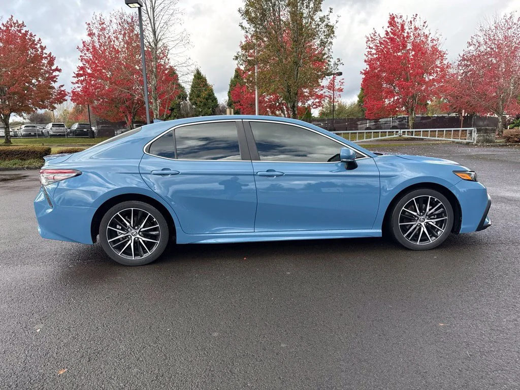 Used 2023 Blue Toyota SE image 8