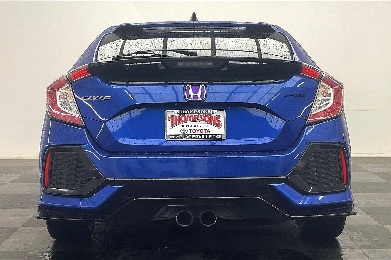 Used 2019 Aegean Blue Metallic Honda Sport image 3