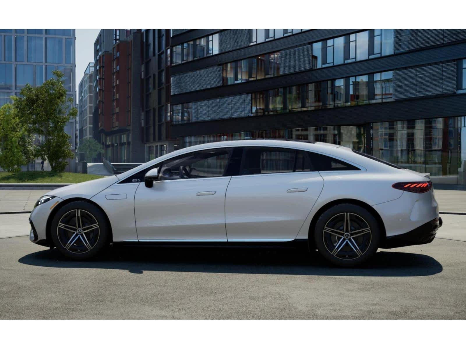 New 2026 MANUFAKTUR Moonlight White Metallic Mercedes-Benz EQS 450+ image 31