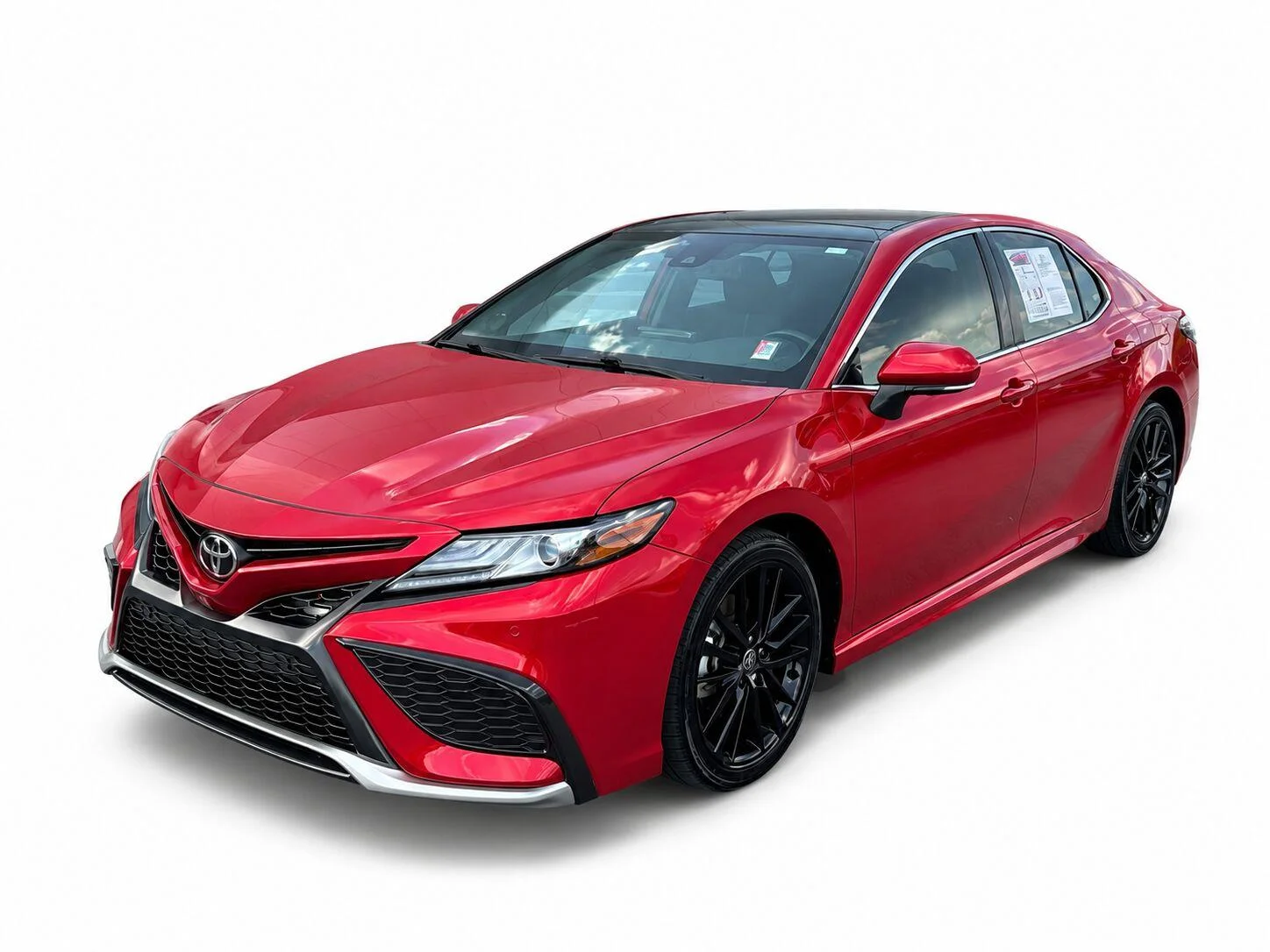 Used 2024 Supersonic Red Toyota XSE V6 image 1
