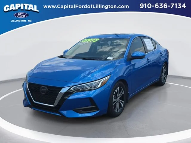 Used 2020 Blue Nissan SV image 1