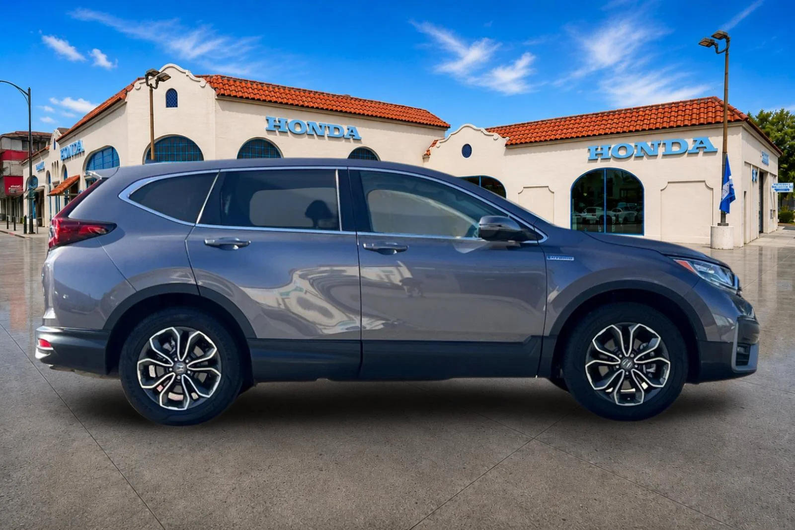 Certified Used 2021 Modern Steel Metallic Honda EX image 3