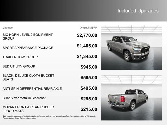 Used 2025 Silver Ram Big Horn/Lone Star image 4