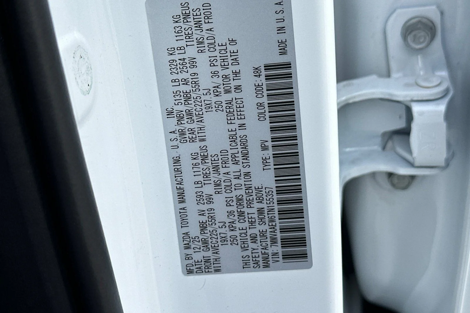 New 2026 Wind Chill Pearl Mazda Premium Plus AWD image 33