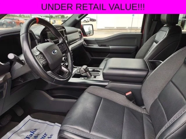 Certified Used 2022 Red Metallic Ford Raptor image 14
