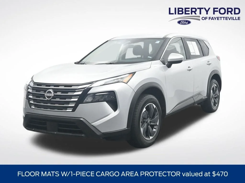 Certified Used 2025 Brilliant Silver Metallic Nissan SV image 1
