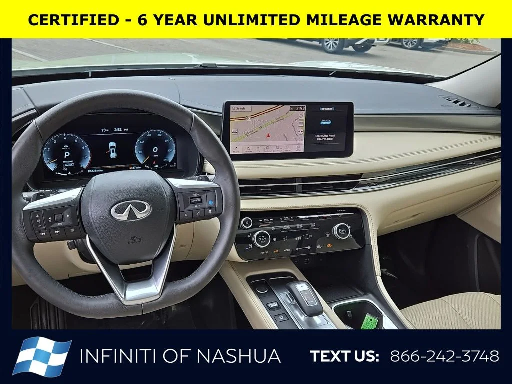 Certified Used 2024 White INFINITI LUXE image 8