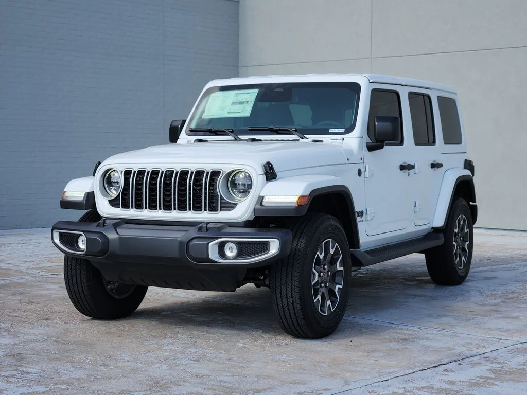 New 2026 Bright White Clearcoat Jeep Sahara image 2