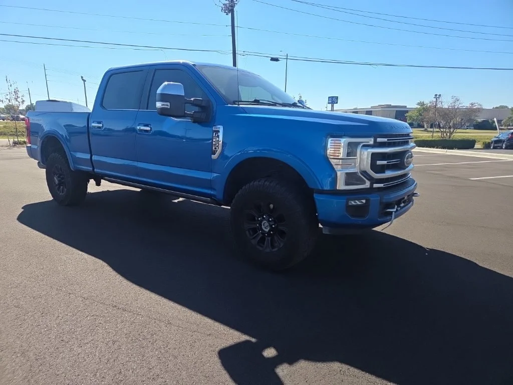 Used 2020 Blue Ford Platinum image 32