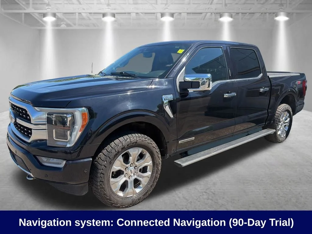 Certified Used 2021 Black Metallic Ford Platinum image 2