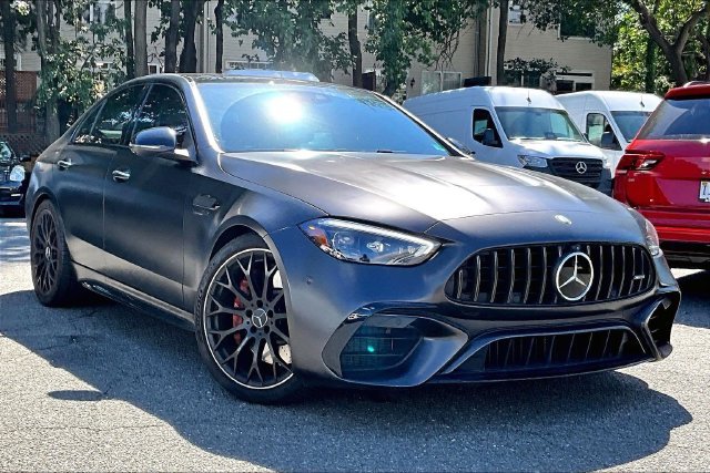 Certified Used 2025 Gray Mercedes-Benz C 63 S AMG® image 1